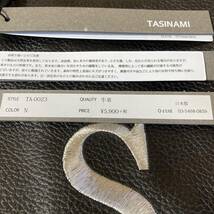 TASINAMI レザー ショルダー バッグ 牛革 MADE IN JAPAN アルファベット イニシャル_画像4