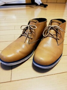 【中古美品】ティンバーランド Timberland 革 レザー ブーツ シューズ Earthkeepers ブラウン 8w（JP26）