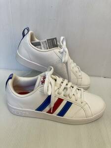 *. bargain! Adidas VALSTRIPES2 F99255 24.5. white / Toriko commuting * going to school etc. optimum heel. blue line . stylish 