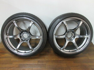 【送料無料・税込み】2本です。ADVAN Racing RG3 19in9J+25 5穴PCD114.3 HANKOOK Ventus V12 evo2 225/40R19