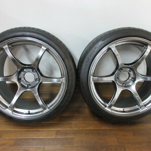 【送料無料・税込み】2本です。ADVAN Racing RG3 19in9J+25 5穴PCD114.3 HANKOOK Ventus V12 evo2 225/40R19の画像1