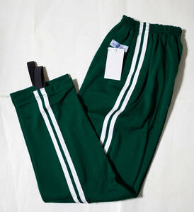  gym uniform * school jersey pants green × white 2 ps line 140 unused goods prompt decision!