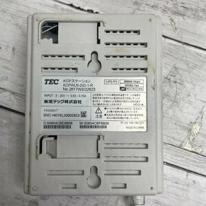 ∞M∞ 東芝TEC/テック リモートキッチンプリンタ KCP-200 KCPステーション KCPWLN-200-1-R 操作パネル KCPKB-200 通電OK 飲食店 ∞T-230934の画像8