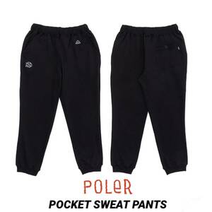  limitation sale POLeR Pola - outdoor staff # including carriage # sweat pants black # mountain climbing neitaru Snow Peak wi Dan si- naan ga camp 