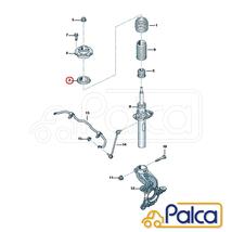 アウディ/VW フロントストラットアッパーマウントベアリング ゴルフ5 | ゴルフ6 | ゴルフ6カブリオレ | ジェッタ3_画像3