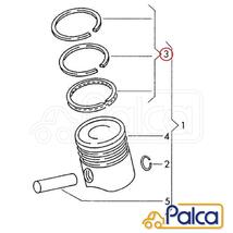 VW ピストンリングセット 径81.01mm| ゴルフ1 | ゴルフ2 | ゴルフ3 | ゴルフ1カブリオ | ジェッタ2 | ヴェント | シロッコ/53 | コラード_画像2