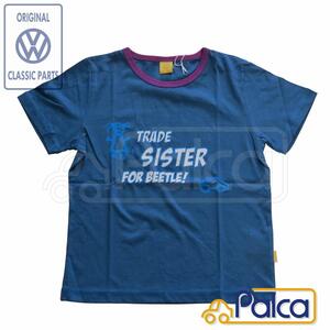 フォルクスワーゲン/VW Tシャツ/T-シャツ TRADE SISTER FOR BEETLE/ビートル サイズ116 子供/キッズ用 純正品