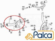 メルセデス ベンツ フロント ロアアーム 右 W164/ML350,ML500,ML550,ML350Blue X164/GL450,GL550 MEYLE製_画像2