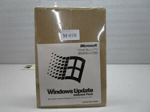 Microsoft Windows Update Internet Pack нераспечатанный товар контрольный номер M-678