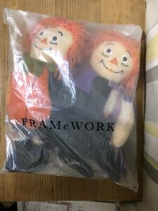 【新品・未開封】Raggedy Ann&Andy★applause社2001年ハロウィンペアドール★カボチャアン&ドラキュラアンディ★袋サイズ約W30×H37×D8cm