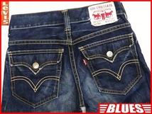 即決★リーバイス702★W30 廃版 フラップポケット ジーンズ Levis メンズ デニム パンツ ローライズ 鬼ひげ 布パッチ_画像1