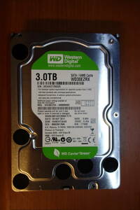 ★中古品★ Western Digital　WD30EZRX 3TB 送料無料！