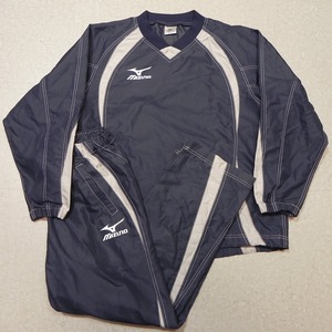 Mizuno Tough Mizuno Taisto Piste Wind Wind Wind Setup Установка обновления и вниз M L Navy Navy - старая одежда