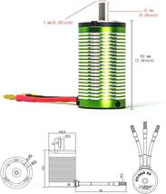 新品 XTEAM 【3665-2700KV】 ブラシレスモーター2700KV 4極はRCボートと1/8 1/10 1/12リモートコントロールカーマリンシップ_画像2