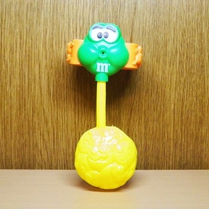 エムアンドエムズ　ｍ＆ｍ　バーガーキング　フィギュア　グリーン　オモチャ　1997　m&m’ｓ　アメトイ　ミールトイ