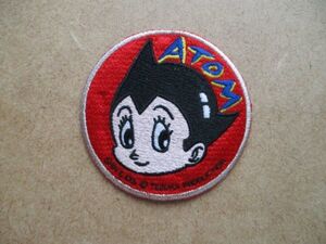 鉄腕アトムASTROBOY WAPPEN ATOMワッペン/虫プロ手塚治虫ANIME漫画アストロボーイPATCHレトロTEZUKAパッチPRODUCTIONアップリケCOMIC S99