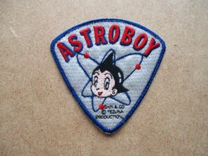 鉄腕アトムASTROBOY WAPPEN刺繍ワッペン/虫プロ手塚治虫ANIME漫画アストロボーイPATCHレトロTEZUKAパッチPRODUCTIONアップリケCOMIC S99