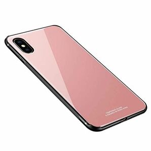 iPhoneケース　iPhoneX用　 レンズ保護 ハードケース ピンク　ハードケース　スマホケース