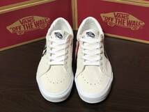 VANS ヴァンズ SK8-LOW スケートロー 25.0cm WHT/BLK_画像2