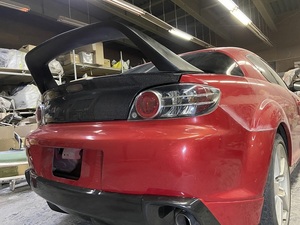 未塗装　RX-8　リア　ウィング　RS　純正　交換タイプ　トランク　スポイラー クラリス