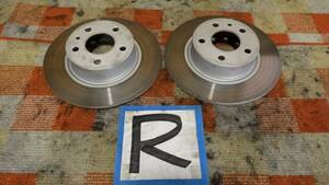 070923 Alpha Romeo 147 937AB latter term rear brake disk rotor left right Set 156 [C]