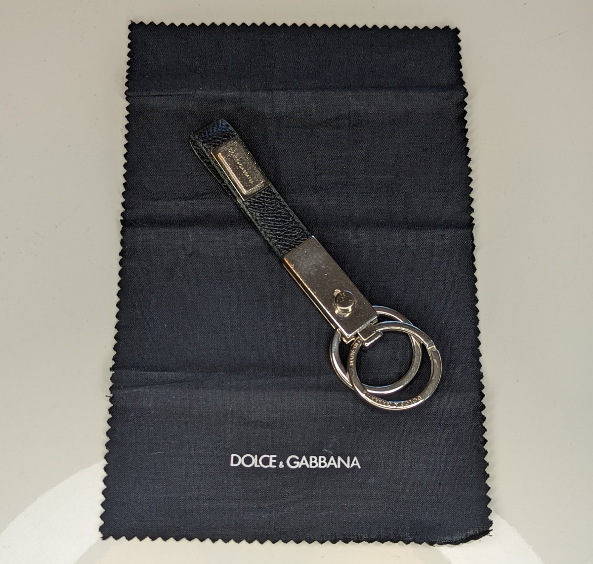 Dolce&Gabbana ドルチェ＆ガッバーナ キーリング キーホルダー 2連