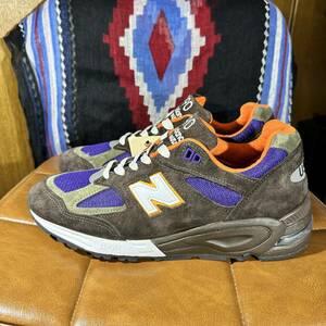 ★新品 未使用 new balance M990v2 BR2 made in USA 27.0cm US 9.0 / UK 8.5 ニューバランス 米国製 atmos アトモス mita ミタ 576 992★