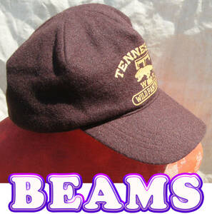 即決■BEAMS■チューナレスブラウンcap■■古着