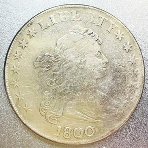 ドレープドバスト ヘラルディックイーグル 1ドル銀貨 1800年　レプリカコイン