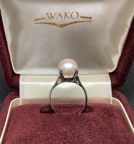 銀座和光 和光 WAKO プラチナ 真珠 9mm UP