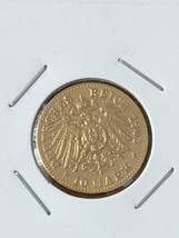 Z10)海外イギリス、ドイツ、フランス、オーストラリアの古銭、金貨、金幣 6点セット　磁に吸いません_画像5