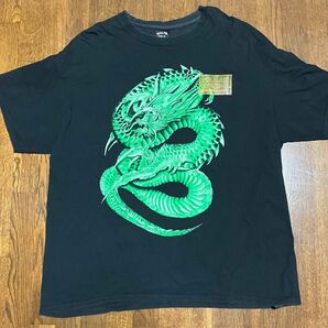 FULL-BK フルビーケー SYSTEMS 龍 半袖Tシャツ ブラック