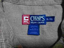 ☆ビッグサイズ CHAPS RALPH LAUREN チャップス ラルフローレン チドリ格子 柄 綿 長袖シャツ US【XL】ブラウン 古着　　　　　◆81372◆_画像2