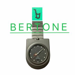 * rare hard-to-find * unused goods BERTONE Bertone titanium made wristwatch operation goods instructions attaching 