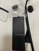 未使用☆[CIVARIZE] ストーンジップ 7部丈 テーラードジャケット 46 ホワイト シヴァライズ_画像5