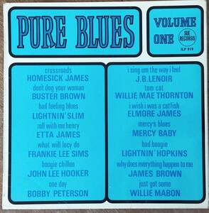 Pure Blues Vol.1/英Sue Org./Etta James/John Lee Hooker/James Brown/Lightnin Slim/etc.