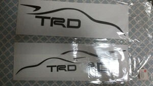 値下げ製造販売中止品 TRD認定全国9店舗『TRD Factory』の専売品500枚限定の1セット シルエットステッカー大2枚小1枚の激レアセット 新品未