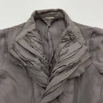 AD2006 コムコム COMME des GARCONS フリル 装飾 インサイドアウト 製品染め ポリ ジャケット コムデギャルソン 縮絨 archive 3090096_画像8