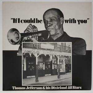 良盤屋◆LP◆Jazz:【米 輸入盤】トーマス・ジェファーソン☆Thomas Jefferson & His Dixieland All Stars/If I Could Be With You◆J-3482