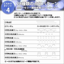 クリスマス 防滴 イルミネーション つらら ライト 電飾 LED ６ｍ ４２０球 ２色 白 ・ ブルー ２８種点滅 Ｂコントローラセット_画像7