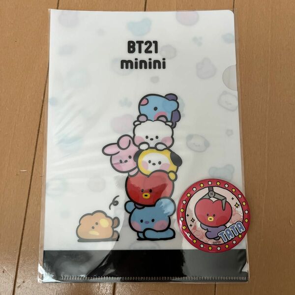 ハピネス缶バッチ　BT21 minini TATA