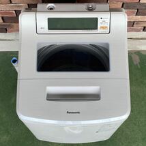 CH13 パナソニック Panasonic 大容量 8.0kg 全自動洗濯機 NA-SJFA806 クリスタルホワイト 2019年製 泡洗浄 液晶タッチパネル_画像4