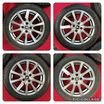 MANARAY SPORTアルミ16インチ 6J-+43 100 4H 冬用4本セットダンロップ ウインターマックス WM01 175/60R16 アクア クロスビなど_画像2