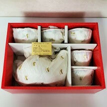 送料無料☆匿名配送☆LANCEL MAEBATA CHINA ティーポット x1 お茶カップ x5客 チェリー さくらんぼ 葡萄 いちご オシャレ ティーセット t_画像7