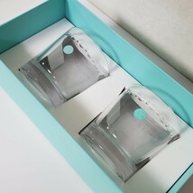 送料無料☆匿名配送☆新品未使用 ティファニー ペアグラス ティファニースウィングOF TIFFANY&Co. 2個セット ロックグラス オシャレ t_画像1