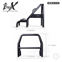 ロールバー 軽トラック 軽トラ 汎用 BAJACROSS バハクロス ハードロックバー 標準ルーフ車用_画像4