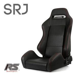 セミバケットシート SRJ パンチングPVC 赤ステッチ 右席用RENNSPORT レンシュポルト