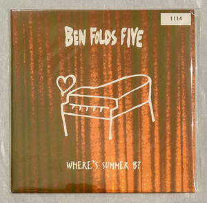 ■1996年 UK盤 オリジナル 新品 シールド BEN FOLDS FIVE - Where's Summer B? 7”EP Numbered　7Car005 Caroline Records