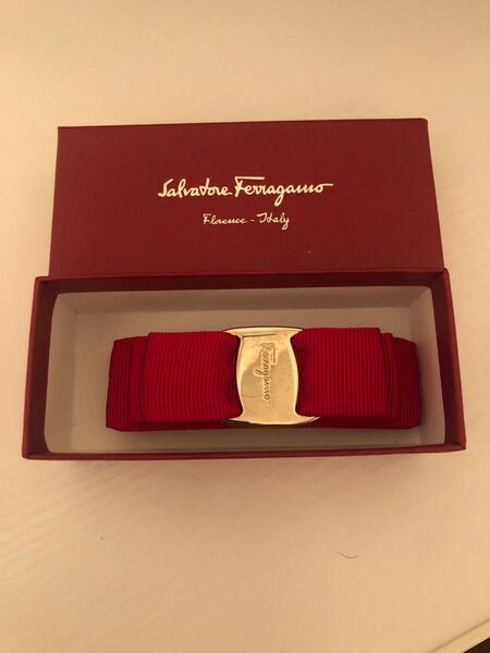 フェラガモ バレッタ Salvatore Ferragamo リボンバレッタ