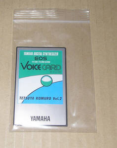 *YAMAHA RCD-2000 TETSUYA KOMURO VOCE CARD Komuro Tetsuya *OK!!!*MADE in JAPAN*